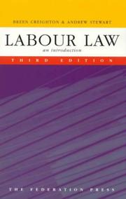 Labour law by Creighton, W. B.