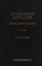 Cover of: Government Contracts: Federal, State and Local: Federal, State and Local