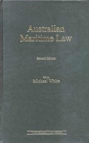 Australian Maritime Law by Michael White