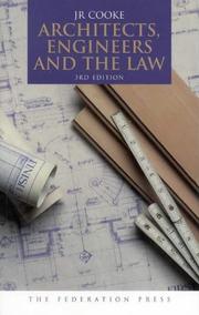Cover of: Architects, engineers & the law