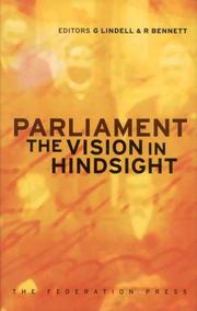 Cover of: Parliament: the vision in hindsight