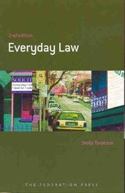 Cover of: Everyday law by Stella Tarakson
