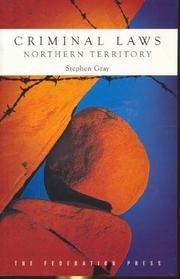 Cover of: Criminal laws: Northern Territory