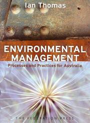 Cover of: Environmental Management: Processes and Practices