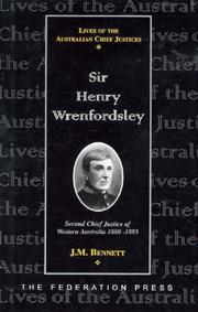 Cover of: Sir Henry Wrenfordsley: Second Chief Justice of Western Australia 1880-1883