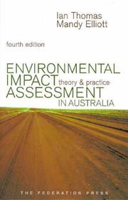 Environmental impact assessment in Australia by Thomas, Ian