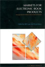 Cover of: Markets for electronic book products