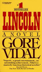 Cover of: Lincoln by Gore Vidal