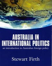 Cover of: Australia in international politics: an introduction to Australian foreign policy