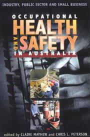 Cover of: Occupational Health and Safety in Australia by Chris L. Peterson