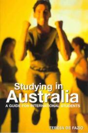 Cover of: Studying in Australia by Teresa De Fazio