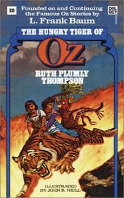Cover of: Hungry Tiger of Oz (The Wonderful Oz Books, #20) (Wonderful Oz Books) by Ruth Plumly Thompson