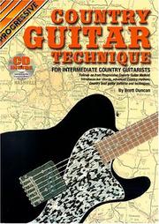 Cover of: Country Guitar Technique