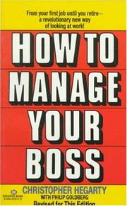 How to manage your boss by Christopher Hegarty