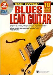 Cover of: 10 Easy Lessons Blues Lead Tech by Peter Gelling