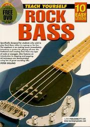 Cover of: 10 Easy Lessons Rock Bass by Peter Gelling