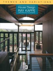 Cover of: Themes and Variationspe: House Design : Ray Kappe  by Michael Webb, Ray Kappe