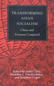 Cover of: Transforming Asian socialism by Anita Chan, Benedict J. Tria Kerkvliet, and Jonathan Unger.