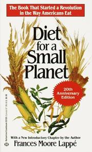 Cover of: Diet for a Small Planet (20th Anniversary Edition) by Frances Moore Lappé