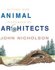 Cover of: Animal architects