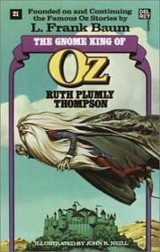 Cover of: The gnome king of Oz by Ruth Plumly Thompson
