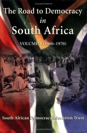 Cover of: The road to democracy in South Africa. by South African Democracy Education Trust