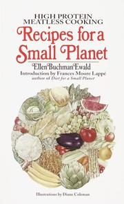 Cover of: Recipes for a Small Planet by Ellen Buchman Ewald
