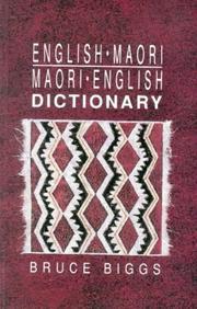 Cover of: English-Maori, Maori-English dictionary