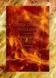 Cover of: The dictionary of New Zealand biography. by 