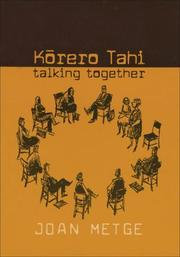 Cover of: Kōrero tahi = by Joan Metge