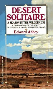 Cover of: Desert Solitaire by Edward Abbey