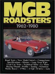 Cover of: MG MGB Roadsters 1962-80