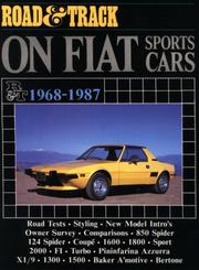 Cover of: Road & track on Fiat sports cars, 1968-1987.