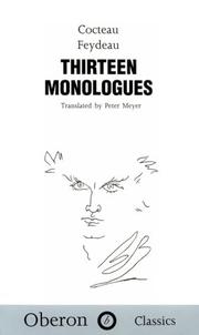 Cover of: Thirteen Monologues
