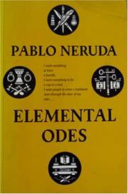 Odas elementales by Pablo Neruda