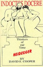 Cover of: Heidegger