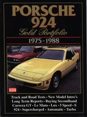 Cover of: Porsche 924: Gold Portfolio 1975-1988 (Gold Portfolio)