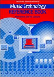 Cover of: Music Technology Reference Book by Peter Buick