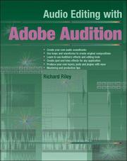 Cover of: Audio Editing with Adobe Audition