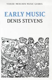 Cover of: Early Music (Yehudi Menuhin Music Guides)