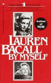 Cover of: Lauren Bacall: By Myself