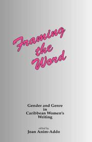 Cover of: Framing the Word: Gender & Genre in Caribbean Women's Writing