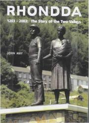 Cover of: Rhondda, 1203-2003: the story of the two valleys