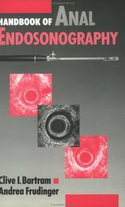 Handbook of anal endosonography by Clive I. Bartram