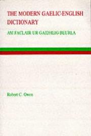 Cover of: modern Gaelic-English dictionary | Robert C. Owen
