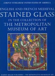 Cover of: English and French Medieval Stained Glass the Metropolitan Museum of Art (Corpus Vitrearum) by Jane Hayward