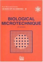 Biological microtechnique by J. B. Sanderson, Sanderson