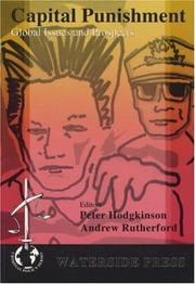 Capital punishment by Rutherford, Andrew, Peter Hodgkinson, Andrew Rutherford