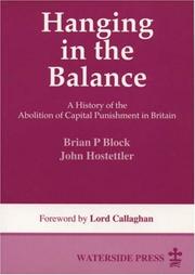 Cover of: Hanging in the balance by Brian P. Block