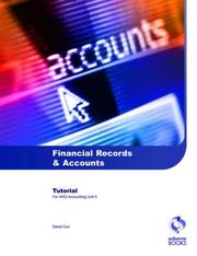 Cover of: Financial Records and Accounts Tutorial